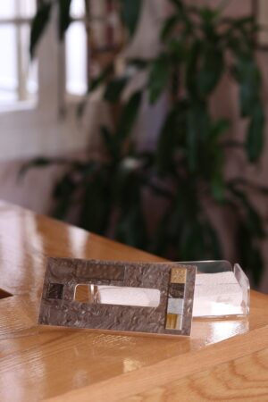 Mosaic On Resin Tissue Box