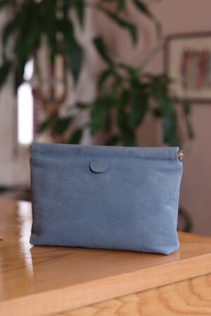 Suede Clutch