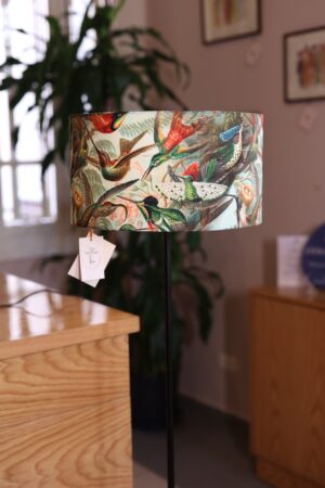 Humming Birds - Black Floor Lamp