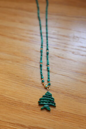 Full Malakite Necklace And Cedar