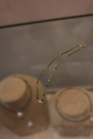 Green Tourmaline Stones Necklace