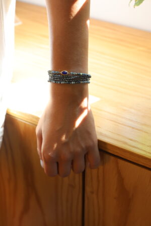 Bracelet 5 Layers Grey