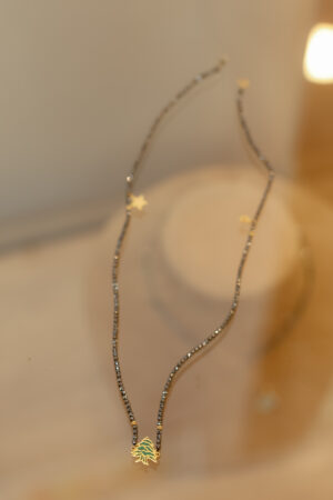 Bracelet 3 Layers Hematites Stones With Emaille Cedar