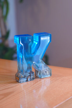 Alphabet block letter K
